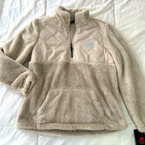 New balance half zip Sherpa sweatshirt
